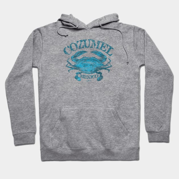 Cozumel, Mexico, Atlantic Blue Crab Hoodie by jcombs